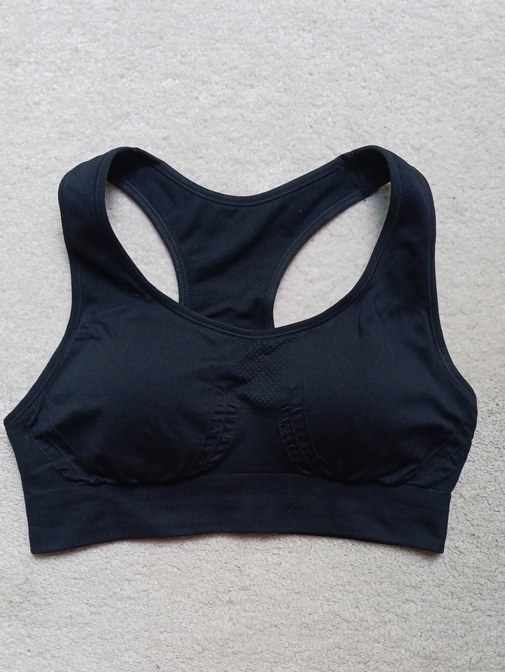 Black Sports Bra
